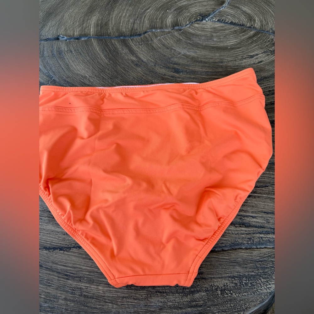Lands' End Vibrant Papaya Orange Bikini Bottom